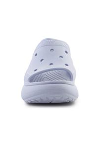 Klapki damskie Crocs Crush. Kolor: niebieski. Materiał: materiał, syntetyk #2