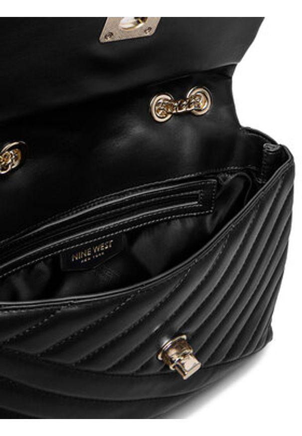 Nine West Torebka CEO-SUSAN-LA513-561 Czarny. Kolor: czarny