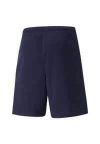 Puma - Męskie Spodenki Dresowe TeamRISE. Kolor: niebieski. Materiał: dresówka