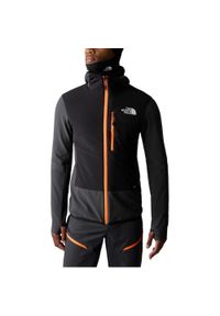 Kurtka przejściowa dla mężczyzn The North Face Dawn Turn Hybrid Ventrix Midlayer. Kolor: żółty, wielokolorowy, szary, pomarańczowy. Materiał: skóra