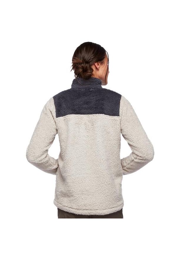 Polar turystyczny damski Black Diamond Roadie QZ Fleece. Kolor: beżowy. Materiał: polar