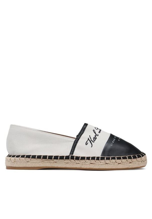 Karl Lagerfeld - KARL LAGERFELD Espadryle KL80123 Écru. Materiał: materiał