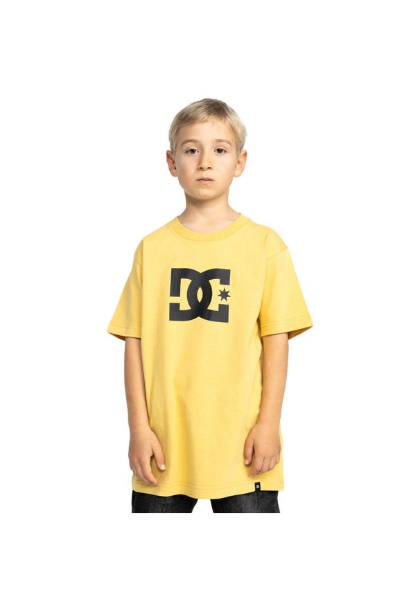 DC Shoes - Koszulka dla Dzieci DC STAR Żółty. Kolor: żółty. Materiał: materiał, bawełna. Wzór: nadruk