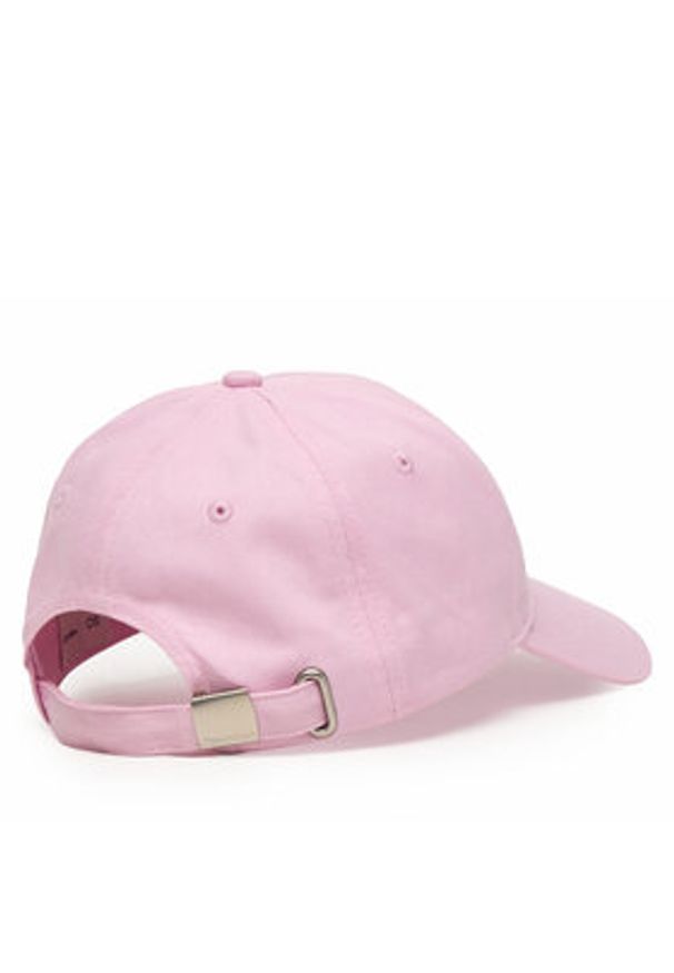 Calvin Klein Czapka z daszkiem Monologo Embroidery Baseball Hat LV04K5026G Różowy. Kolor: różowy. Materiał: bawełna