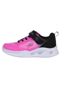 skechers - Buty do chodzenia dla dzieci Skechers Sola Glow. Kolor: różowy. Materiał: syntetyk, materiał. Szerokość cholewki: normalna. Model: Skechers Sport. Sport: turystyka piesza #2