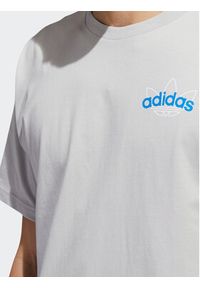Adidas - adidas T-Shirt Athletic Club HI2971 Szary Regular Fit. Kolor: szary. Materiał: bawełna