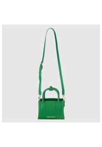 Valentino by Mario Valentino - VALENTINO Zielona torebka o teksturze skóry seychelles shopping. Kolor: zielony. Materiał: skórzane #5