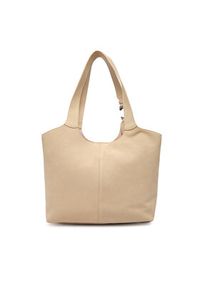 Coccinelle Torebka The Coccinelle C-Easy E1 THE 11 02 01 Beżowy. Kolor: beżowy. Materiał: skórzane, zamszowe #8