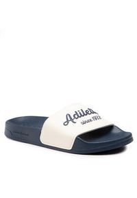 Adidas - adidas Klapki adilette Shower GW8748 Écru. Materiał: skóra #8