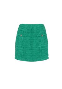 Guess Spódnica "Dianne" | Q3GD32WFGM0 | Kobieta | Zielony. Kolor: zielony. Materiał: poliester. Długość: krótkie. Styl: klasyczny, elegancki #4