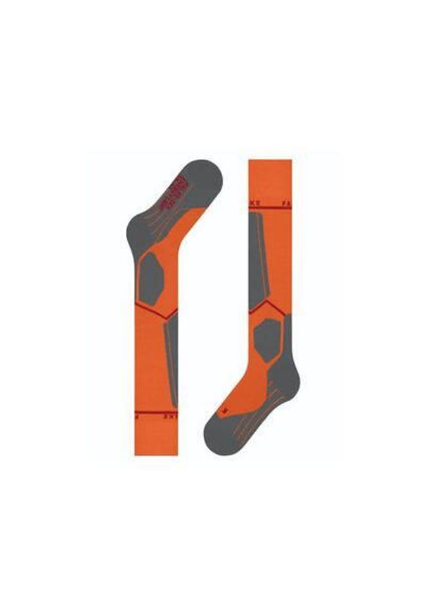 Skarpetki Falke Sk4 Energizing Wool Mi-bas. Kolor: pomarańczowy. Sport: narciarstwo