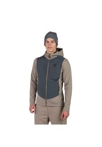 Bluza Rossignol męska Classique Hybrid Clim brązowa. Kolor: brązowy