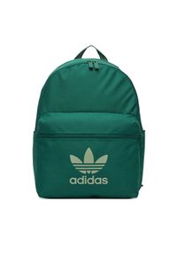 Adidas - adidas Plecak adicolor JI9437 Zielony. Kolor: zielony. Materiał: materiał