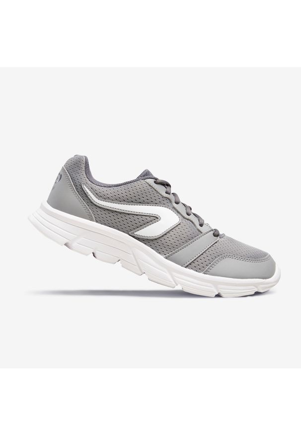 KALENJI - Buty do biegania męskie Kalenji Run 100. Kolor: szary. Sport: bieganie