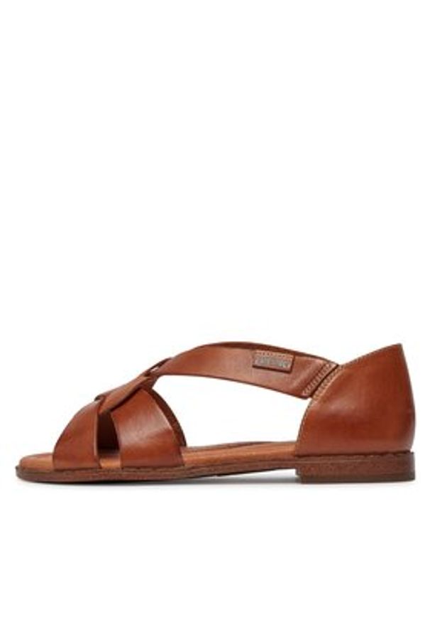 Pikolinos Sandały Algar W0X-0812 Brązowy. Kolor: brązowy. Materiał: skóra