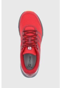 salomon - Salomon Buty męskie kolor czerwony. Nosek buta: okrągły. Zapięcie: sznurówki. Kolor: czerwony. Materiał: guma. Szerokość cholewki: normalna #4