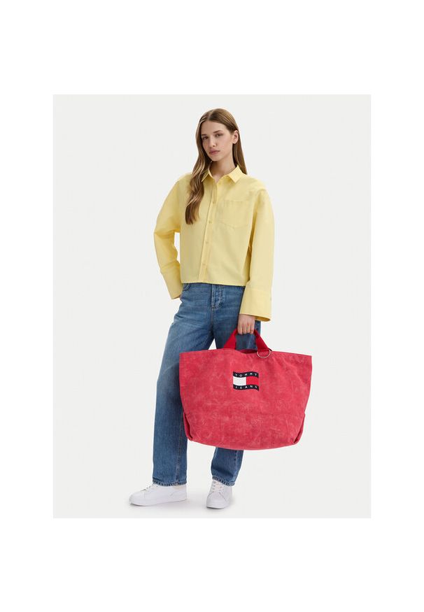 Torebka Tommy Jeans. Kolor: pomarańczowy