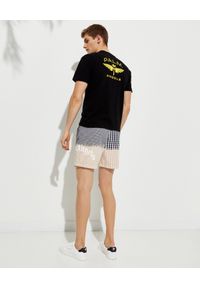 PALM ANGELS - Bawełniany t-shirt z logo. Kolor: czarny. Materiał: bawełna. Wzór: aplikacja, nadruk. Styl: klasyczny #4