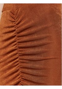 Rage Age Spódnica midi Camilla Brązowy Slim Fit. Kolor: brązowy. Materiał: bawełna #4