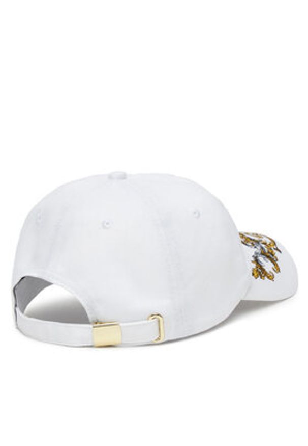 Versace Jeans Couture Czapka z daszkiem 78VAZK17 Biały. Kolor: biały. Materiał: materiał, bawełna