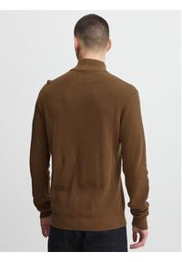 Blend Sweter 20714337 Brązowy Regular Fit. Kolor: brązowy. Materiał: bawełna