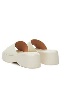 DeeZee Klapki ST024206-1 Biały. Kolor: biały. Materiał: skóra
