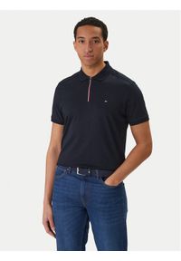 TOMMY HILFIGER - Tommy Hilfiger Polo MW0MW41613 Granatowy Regular Fit. Typ kołnierza: polo. Kolor: niebieski. Materiał: bawełna #1