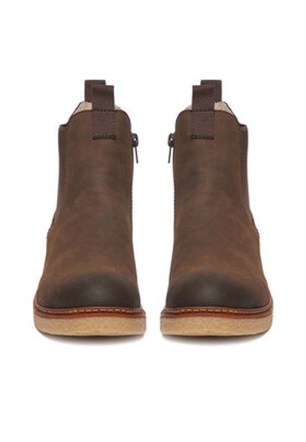 Rieker Botki CEO-Z5050-25 Brązowy. Kolor: brązowy. Materiał: materiał, syntetyk