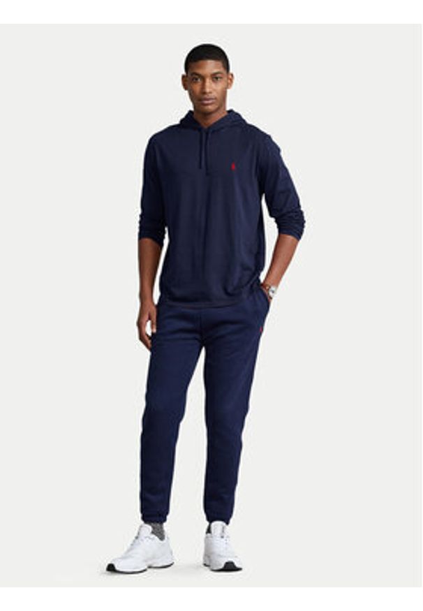 Polo Ralph Lauren Longsleeve 710847203013 Granatowy Regular Fit. Typ kołnierza: polo. Kolor: niebieski. Materiał: bawełna. Długość rękawa: długi rękaw