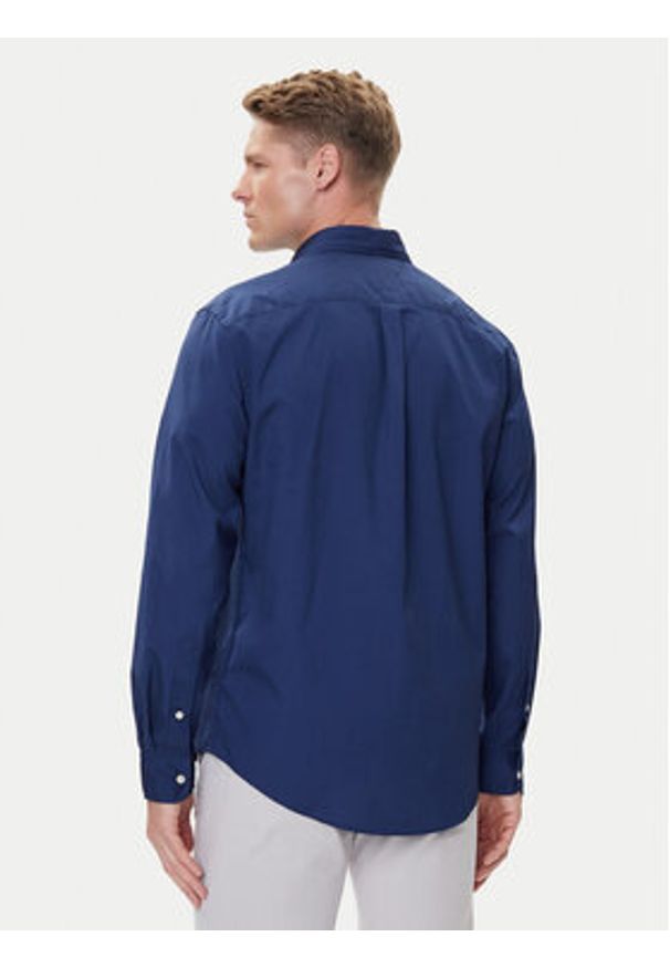 TOMMY HILFIGER - Tommy Hilfiger Koszula MW0MW37550 Granatowy Regular Fit. Kolor: niebieski. Materiał: bawełna