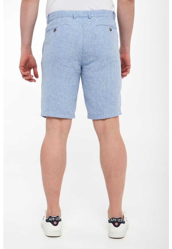 PAUL & SHARK - Bermudy męskie lniane PAUL&SHARK. Materiał: len