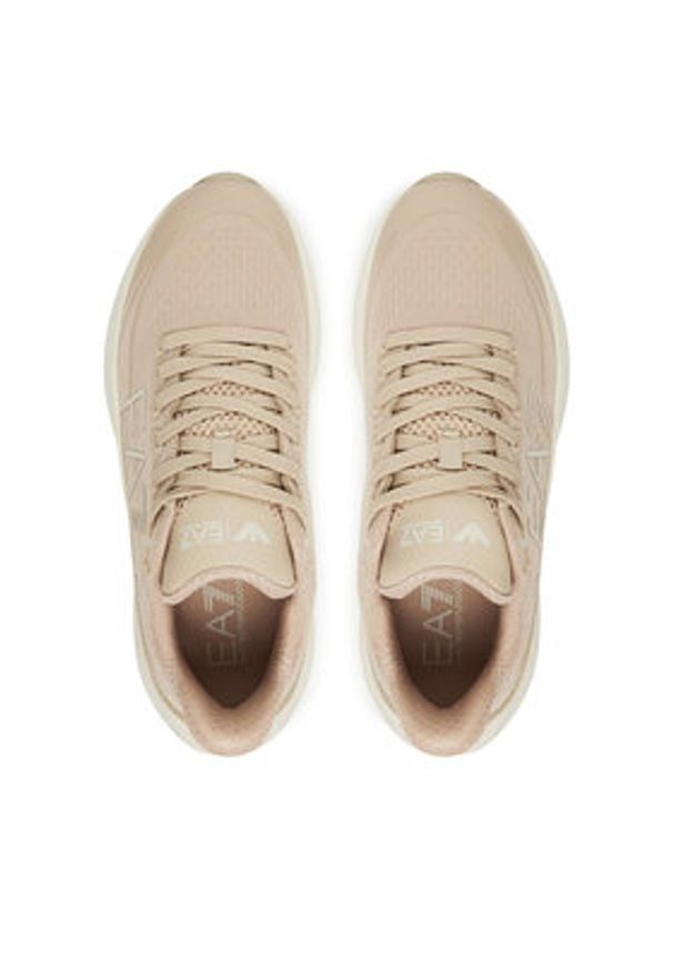 EA7 Emporio Armani Sneakersy X8X245 XK442 MZ211 Beżowy. Kolor: beżowy. Materiał: materiał