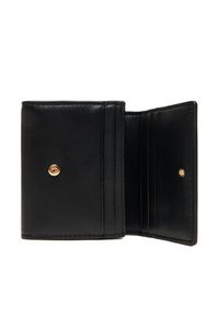 Calvin Klein Mały Portfel Damski Bold Ck Medium Bifold LV04F1047G Czarny. Kolor: czarny. Materiał: skóra #4