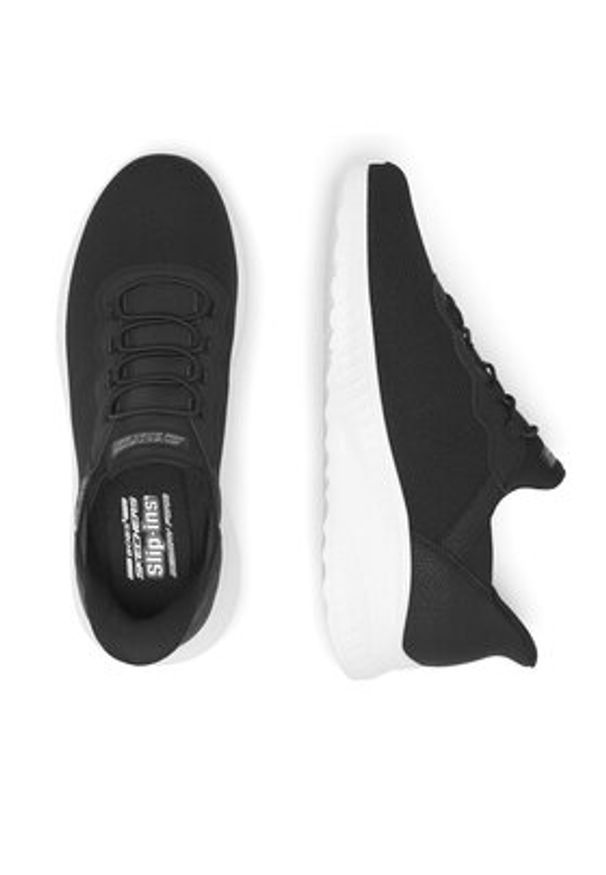 skechers - Skechers Sneakersy 118300 BLK. Kolor: czarny. Materiał: mesh, materiał