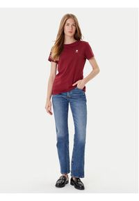 BOSS T-Shirt C_Esogo_3 50545288 Bordowy Regular Fit. Kolor: czerwony. Materiał: bawełna #5