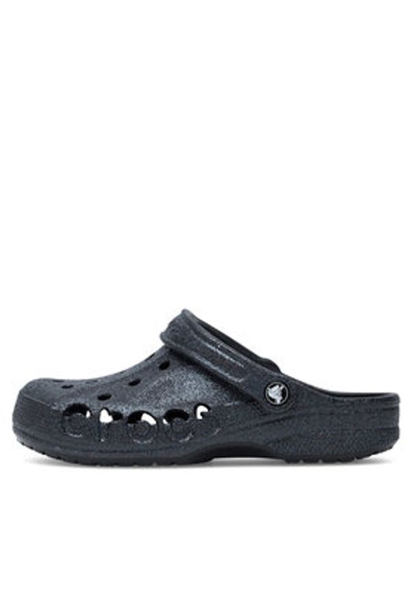 Crocs Klapki C-BAYA GLITTER CLOG 205925-001 Czarny. Kolor: czarny. Materiał: syntetyk