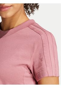 Adidas - adidas T-Shirt ALL SZN 3-Stripes IY6849 Różowy Slim Fit. Kolor: różowy. Materiał: bawełna #4