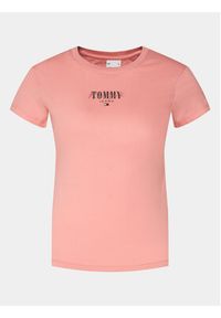 Tommy Jeans Komplet 2 t-shirtów Tjw 2 Pack Slim Essential Logo 1 DW0DW18142 Biały Slim Fit. Kolor: biały. Materiał: syntetyk, bawełna