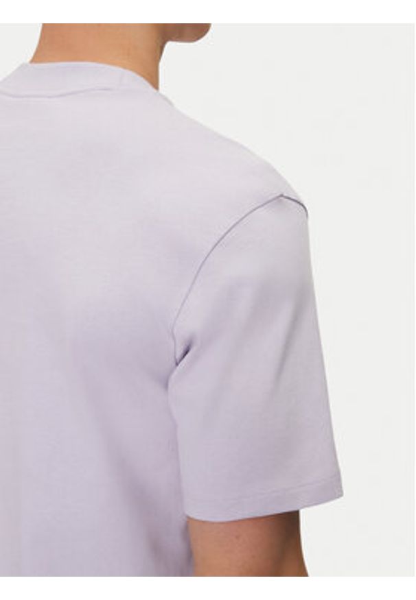 Hugo - HUGO T-Shirt Dapolino 50488330 Fioletowy Relaxed Fit. Kolor: fioletowy. Materiał: bawełna