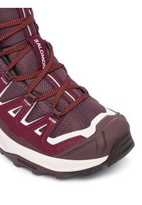 salomon - Salomon Trekkingi X Ultra 360 Edge Mid GORE-TEX L49223400 Bordowy. Kolor: czerwony. Materiał: materiał #6