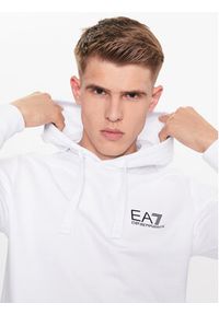 EA7 Emporio Armani Bluza 8NPM18 PJ05Z 1101 Biały Regular Fit. Kolor: biały. Materiał: bawełna #4