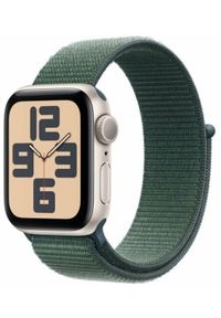APPLE - Smartwatch Apple Watch SE Gen.2 GPS 40mm Starlight Alu Sport Loop Zielony (MXEH3QL/A). Rodzaj zegarka: smartwatch. Kolor: zielony. Styl: sportowy