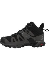 salomon - Buty trekkingowe męskie Salomon X Ward Leather Mid Gtx. Wysokość cholewki: za kostkę. Zapięcie: sznurówki. Kolor: szary. Materiał: materiał. Szerokość cholewki: normalna. Technologia: Gore-Tex. Sport: turystyka piesza #1