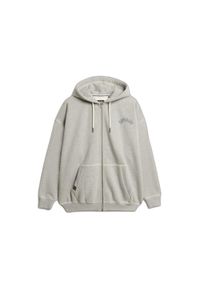 Damska bluza z kapturem zapinana na zamek Superdry Athletic Essential. Typ kołnierza: kaptur. Kolor: szary #1