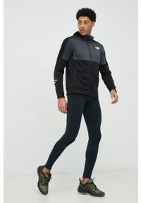 The North Face bluza sportowa Mountain Essentials męska kolor czarny z kapturem gładka. Typ kołnierza: kaptur. Kolor: czarny. Materiał: materiał. Wzór: gładki. Styl: sportowy #4