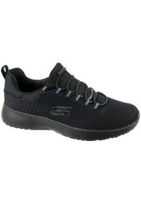 skechers - Buty do chodzenia męskie Skechers Dynamight. Zapięcie: sznurówki. Kolor: czarny. Materiał: syntetyk, materiał, tkanina, guma. Szerokość cholewki: normalna. Sport: turystyka piesza #1