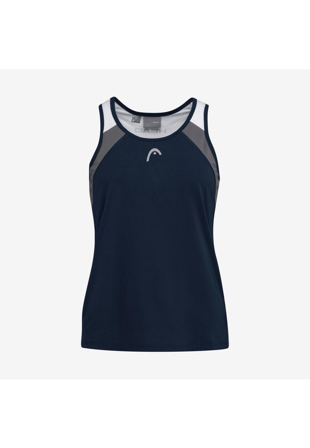 Head - Koszulka bez rękawów dla dziewczynek CLUB 22 Tank Top. Kolor: niebieski. Materiał: poliester. Długość rękawa: bez rękawów