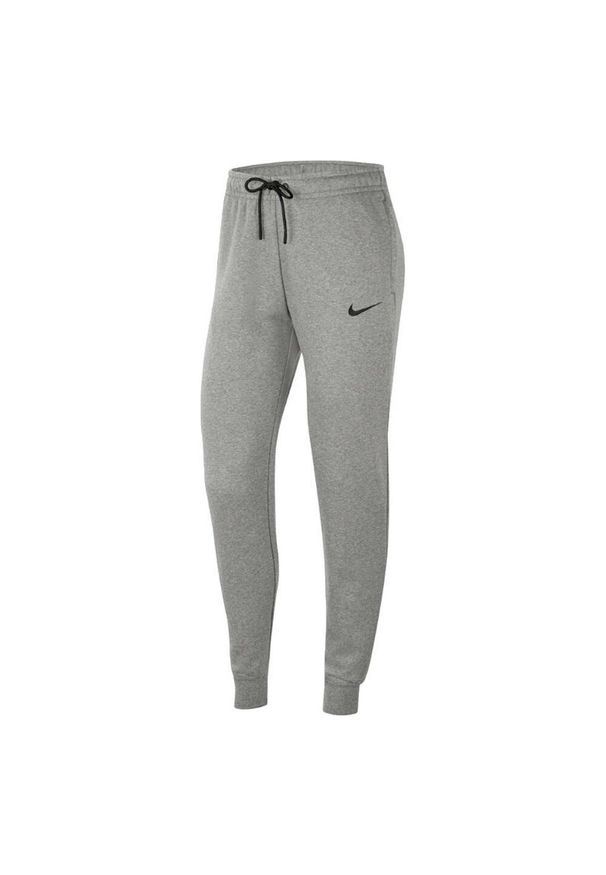 Nike - Spodnie Do Biegania Park 20 Fleece Dla Kobiet. Kolor: szary. Sport: turystyka piesza