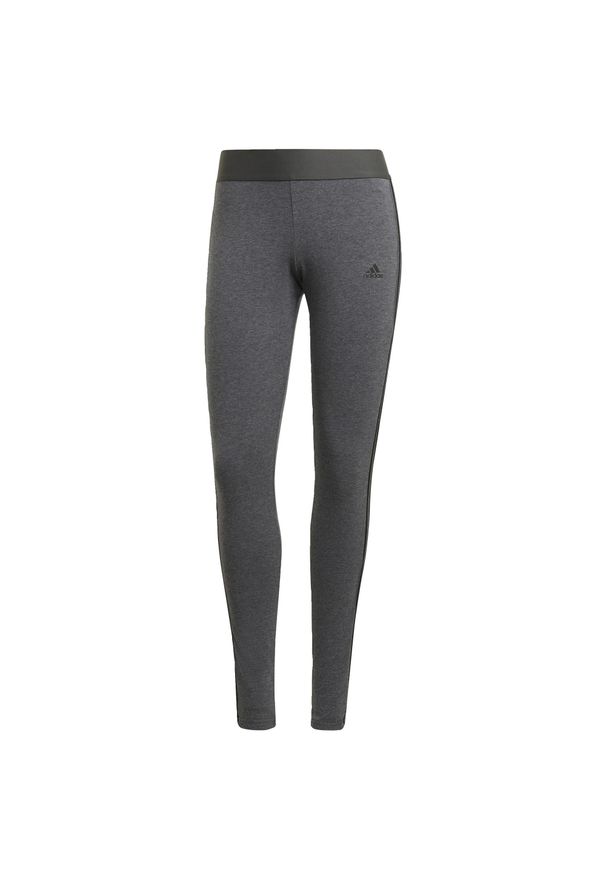 Adidas - Legginsy damskie adidas Essentials Legging. Kolor: szary, wielokolorowy, czarny. Materiał: bawełna. Sport: bieganie, fitness
