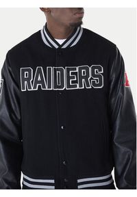 New Era Kurtka bomber New Era NFL Las Vegas Raiders Varsity 60596371 Czarny Regular Fit. Kolor: czarny. Materiał: syntetyk #7
